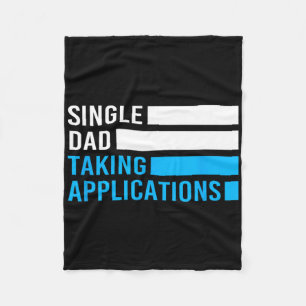 Couverture Polaire Retro Funny père célibataire prenant des applicati