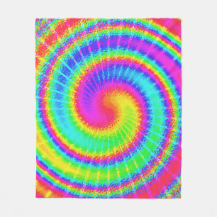 Couverture Polaire Rétro les années 70 coloré psychédélique hipp