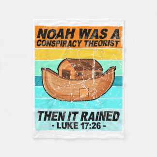 Couverture Polaire Retro Noah Était Un Théoriste Conspirationniste Al