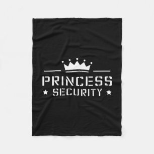 Couverture Polaire Retro Princess Sécurité Garçons Frère Anniversaire
