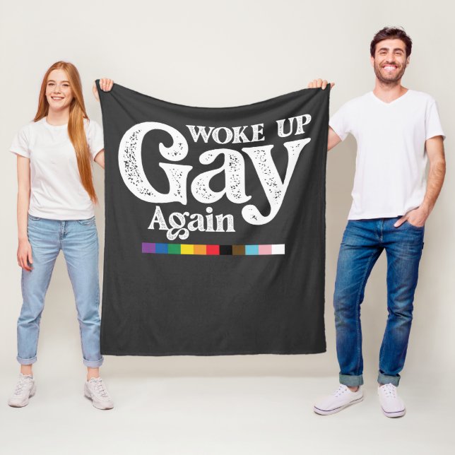 Couverture Polaire Réveillez Gay Soutenez à nouveau LGBT Pride (En situation)