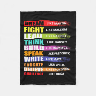 Couverture Polaire Rêver Comme Martin Plomb Comme Harriet Black Histo