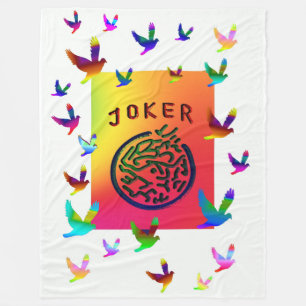 Couverture Polaire Rêves blancs de joker d'heure-milliampère Jongg