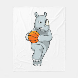 Couverture Polaire Rhino as Basketball