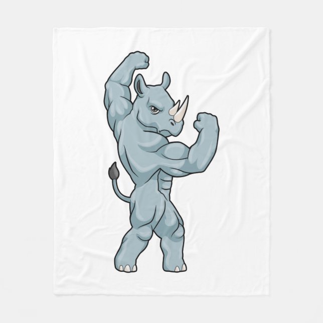 Couverture Polaire Rhino as Bodybuilder extreme (Devant)