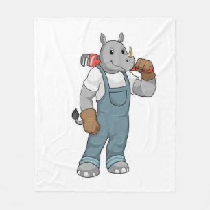 Couverture Polaire Rhino en Handyman avec Pince à pompe à eau