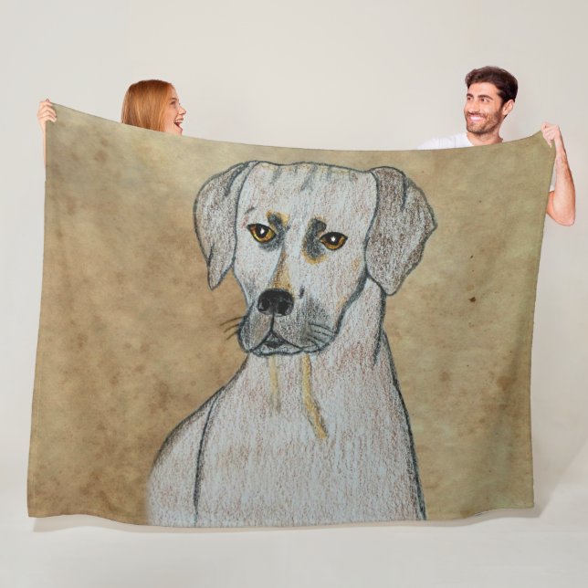 Couverture Polaire Rhodesian Ridgeback (En situation)