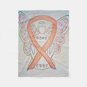 Couverture Polaire Ribbon de sensibilisation au cancer de l'enfant An