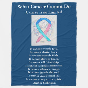 Couverture Polaire Ribbon de sensibilisation au cancer thyroïde Art C