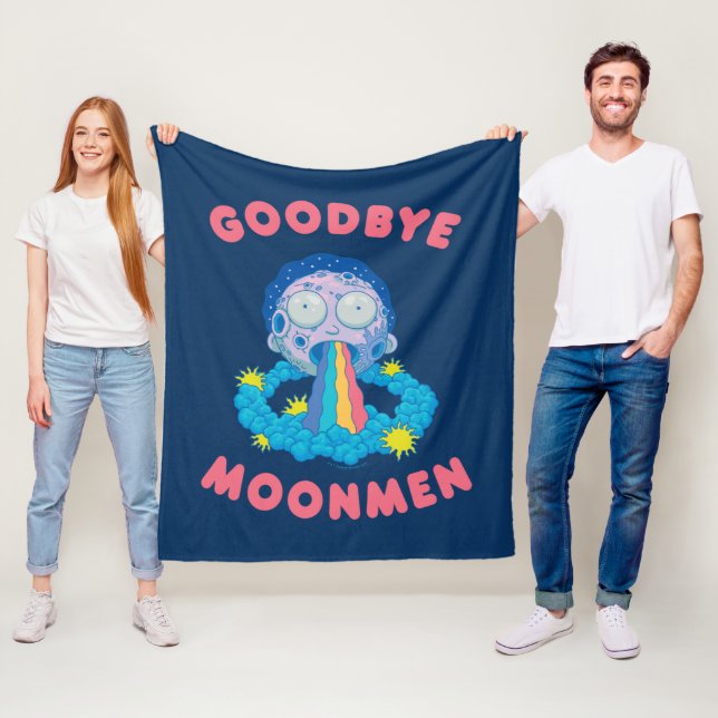 Couverture Polaire RICK ET MORTY™ | Goodbye Moonmen (En situation)