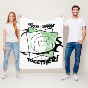 Couverture Polaire RICK ET MORTY™ Prenez votre S# ! t Together !