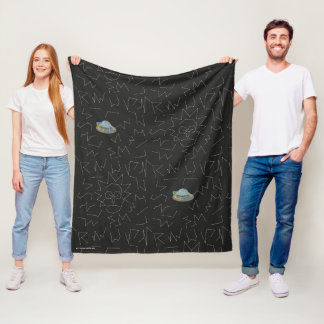 Couverture Polaire RICK ET MORTY™ | Rick Motif Constellation