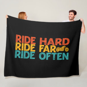 Couverture Polaire Ride Dur Ride Far Ride Souvent Motorcycle Rider