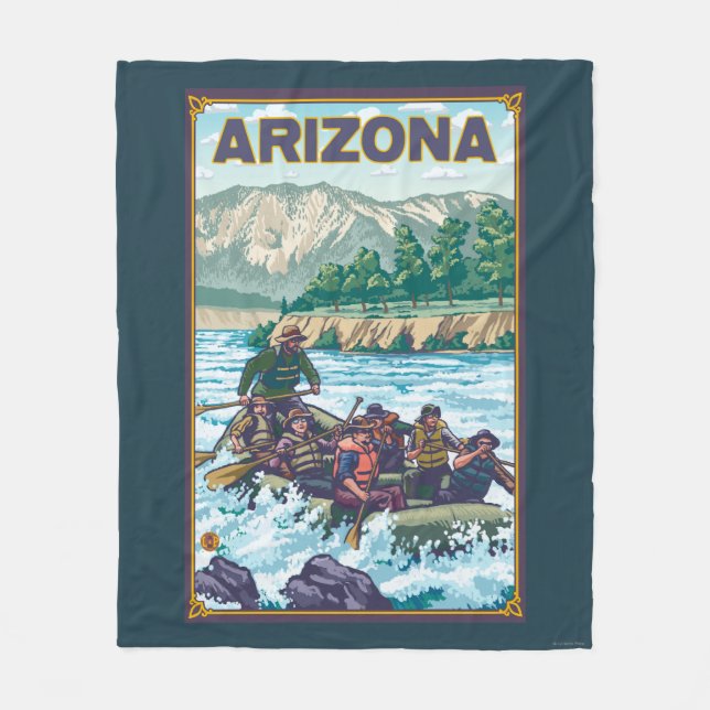 Couverture Polaire Rivière RaftingArizona (Devant)