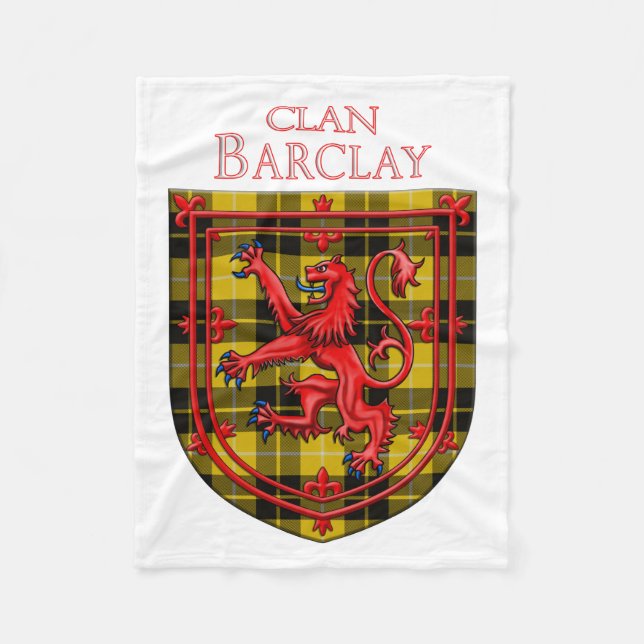 Couverture Polaire Robe Barclay Tartan Scottish Plaid (Devant)