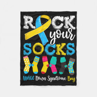 Couverture Polaire Rocher vos chaussettes Vers le bas Sensibilisation