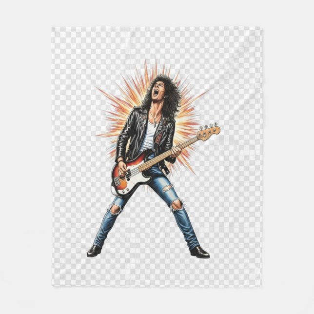 Couverture Polaire Rock fleece blanket (Devant)