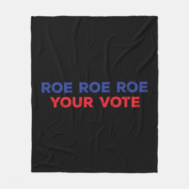 Couverture Polaire Roe Roe Roe Your Vote  96 (Devant)