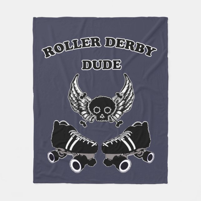 Couverture Polaire Roller Derby Dude (Devant)