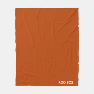 Couverture Polaire Rooibos rouge brun nom