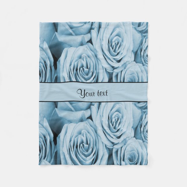 Couverture Polaire Rose bleu (Devant)