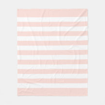 Rose Pâle & Lignes Blanches Motif