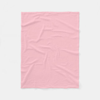 Couverture Polaire Rose solide et chaud