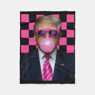 Couverture Polaire Rose Trump Lunettes à Verre Coloré Chemise Bubble