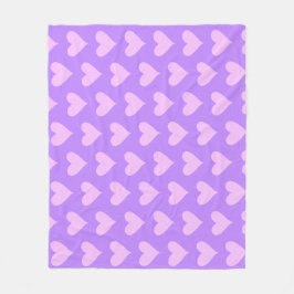 Couverture Polaire Rose - Violet Saint-Valentin