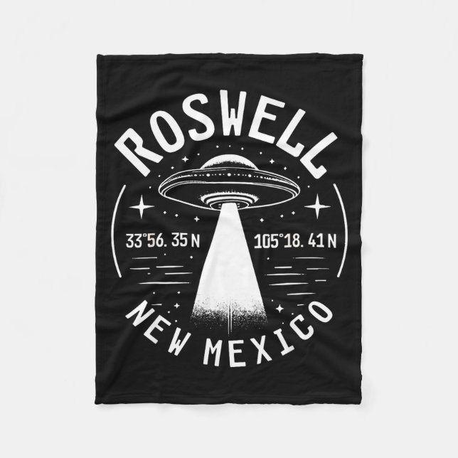 Couverture Polaire Roswell New Mexico Alien Ufo Area 51  (Devant)