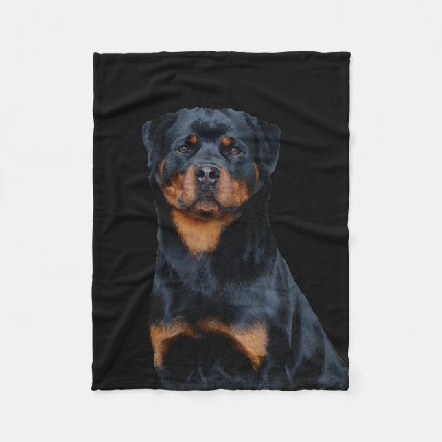Couverture Polaire Rottweiler  (Devant)