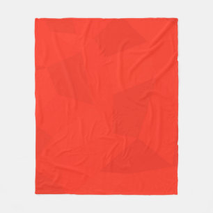 Couverture Polaire Rouge, cool, tendance, moderne, art géométrique si