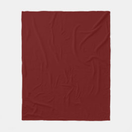 Couverture Polaire Rouge de Noël, rouge solide, rouge profond, rouge 
