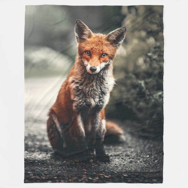 COUVERTURE POLAIRE ROUGE FOX (Devant)