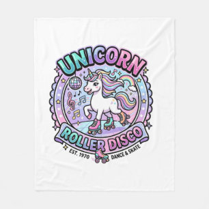 Couverture Polaire Roulis de licorne Disco POD Prêt Marketplace Artwo