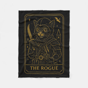 Couverture Polaire Rpg Gamer Rogue D20 Dice Nerdy Geek Chat Hommes Fe