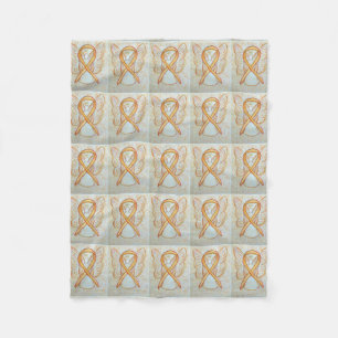 Couverture Polaire Ruban de sensibilisation au cancer de l'utérus - 