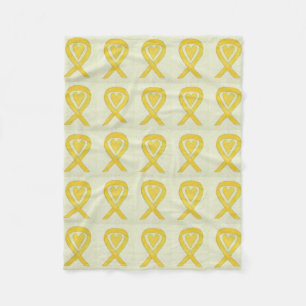 Couverture Polaire Ruban de sensibilisation au cancer osseux Fleece C