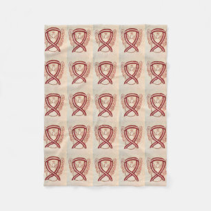 Couverture Polaire Ruban souple pour la sensibilisation au cancer de 