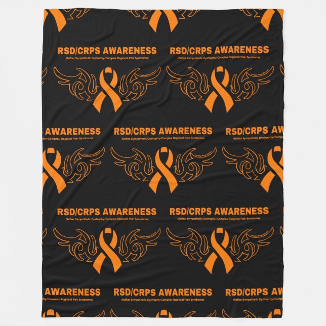 Couverture Polaire Ruban tribal...RSD/CRPS (Devant)