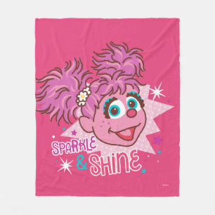 Couverture Polaire Rue Sésame   Abby Cadabby - Étincelle et éclat