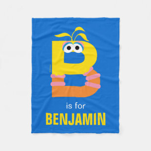 Couverture Polaire Rue Sésame   B est pour Big Bird
