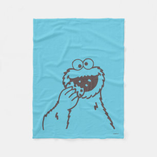 Couverture Polaire Rue Sésame Cookie Monster