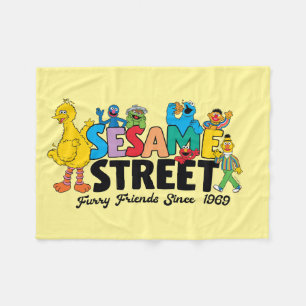 Couverture Polaire Rue Sésame   Furry Friends depuis 1969