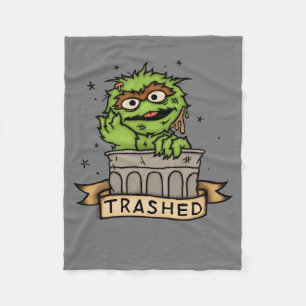 Couverture Polaire Rue Sésame Oscar the Grouch Trashed