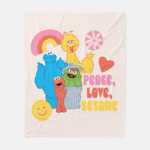 Couverture Polaire Rue Sésame Paix, Amour, Sésame