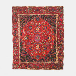 Couverture Polaire Rug perse rouge de Mashhad