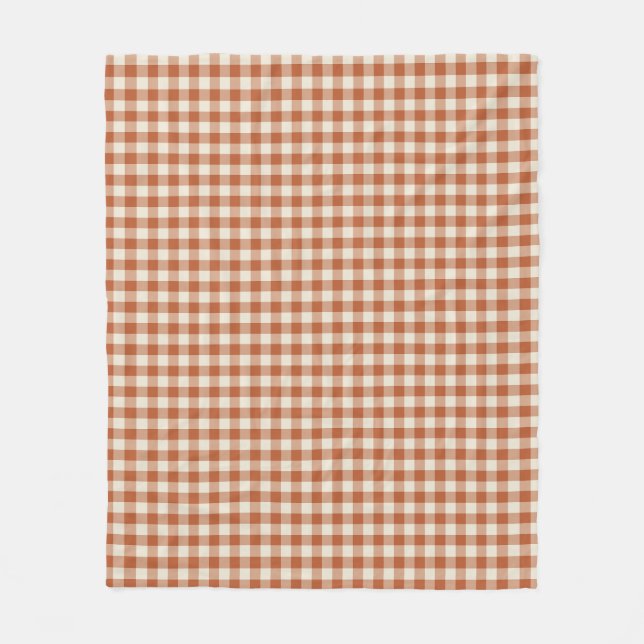 Couverture Polaire Rustique chaud Automne Brown Cosy Motif de tableau (Devant)