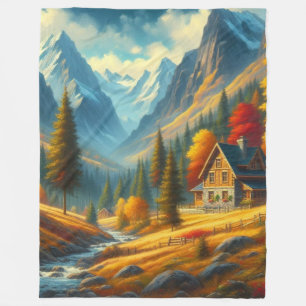 Couverture Polaire Rustique, Gîte de montagne d'automne & rivière