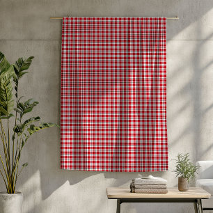 Couverture Polaire Rustique Tartan Thailler Rouge et noir Lumberjack